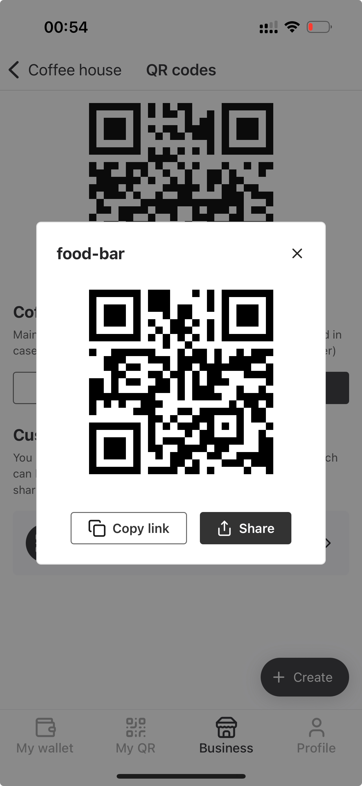 Team QR code